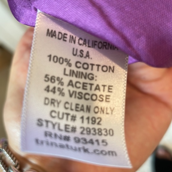 Purple Trina Turk dress - Picture 4 of 6